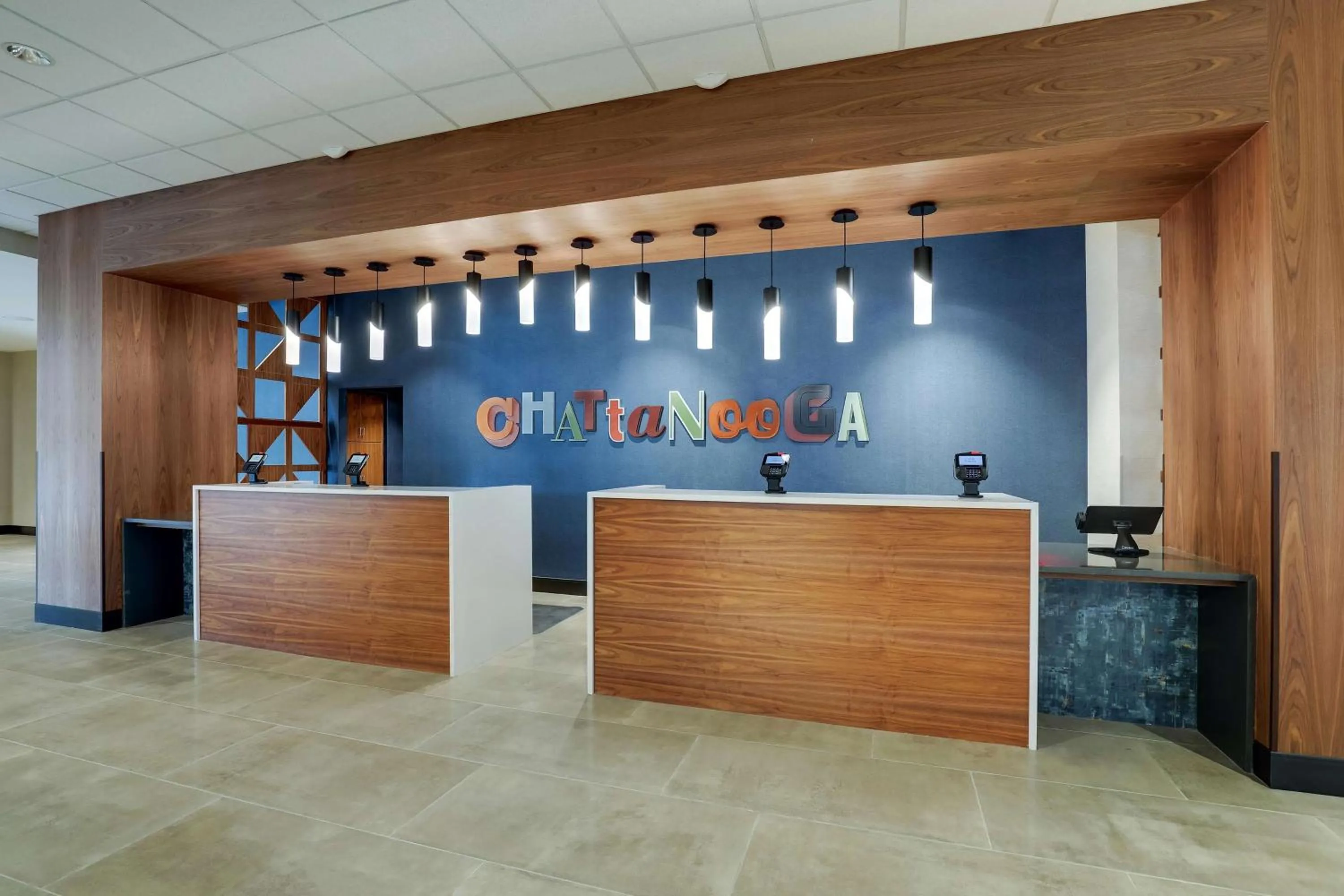 Lobby or reception in Drury Plaza Hotel Chattanooga Hamilton Place