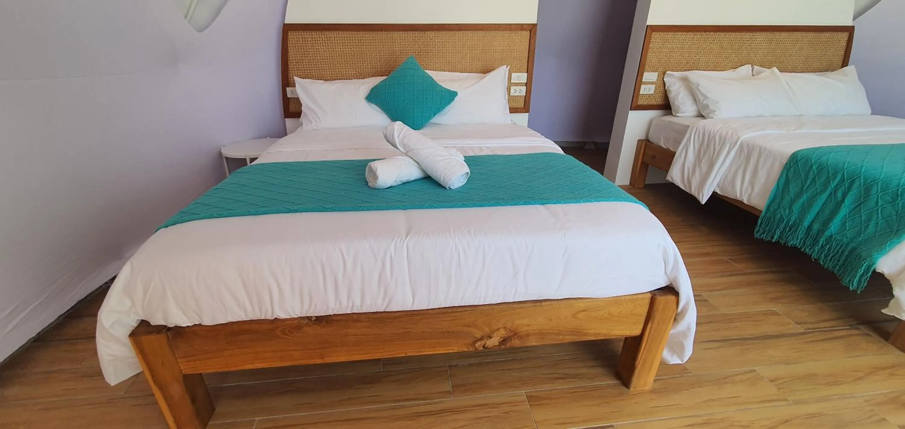 Bed in Malipaya Villas