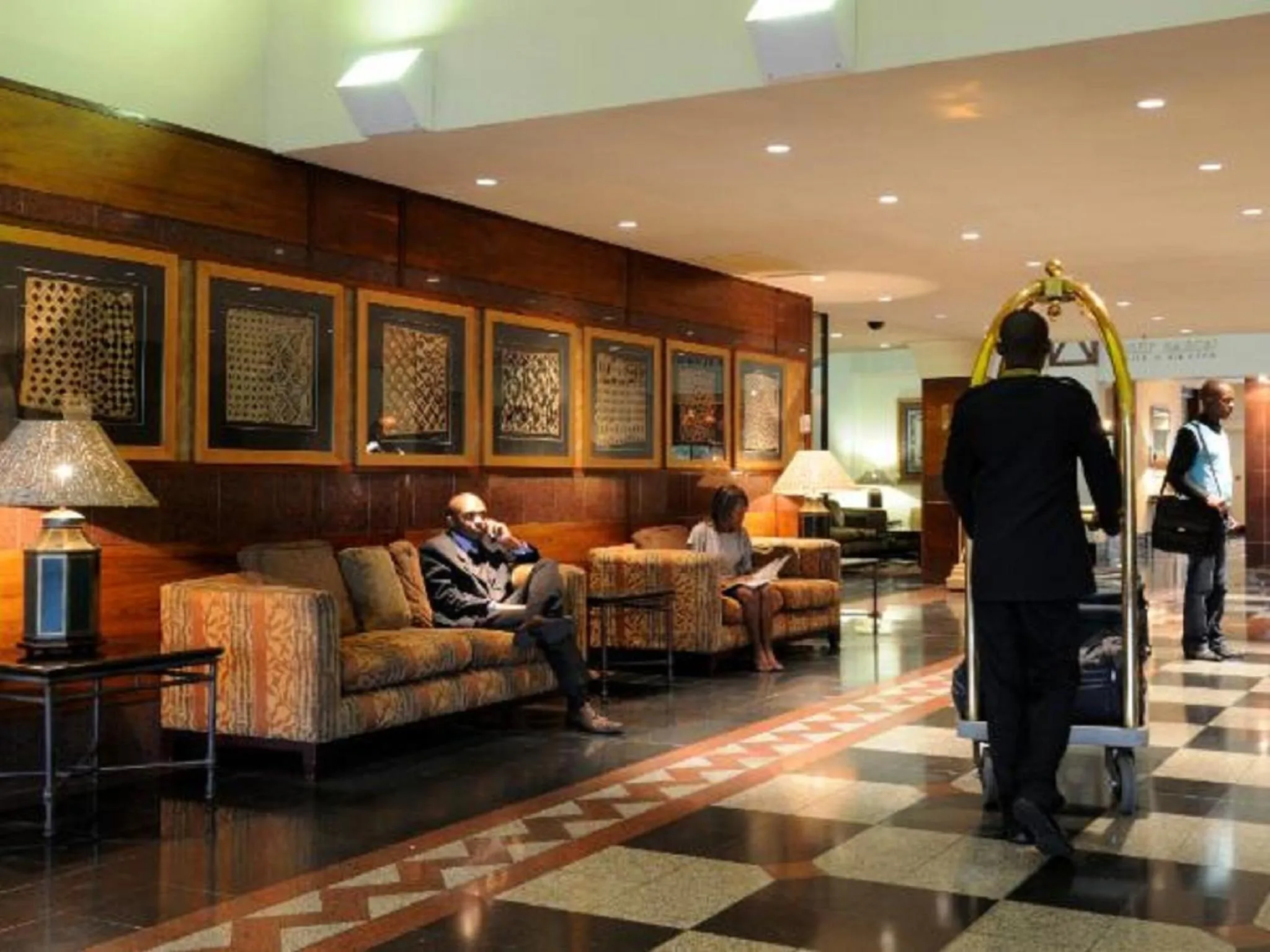 Lobby or reception in Peermont Walmont at the Grand Palm, Gaborone
