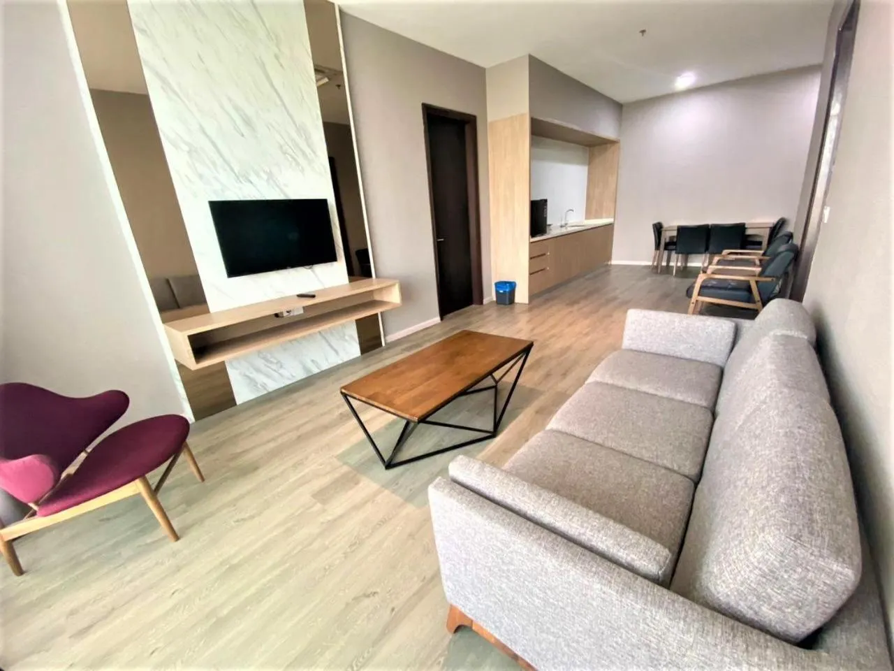 Living room in Corner Club Penang