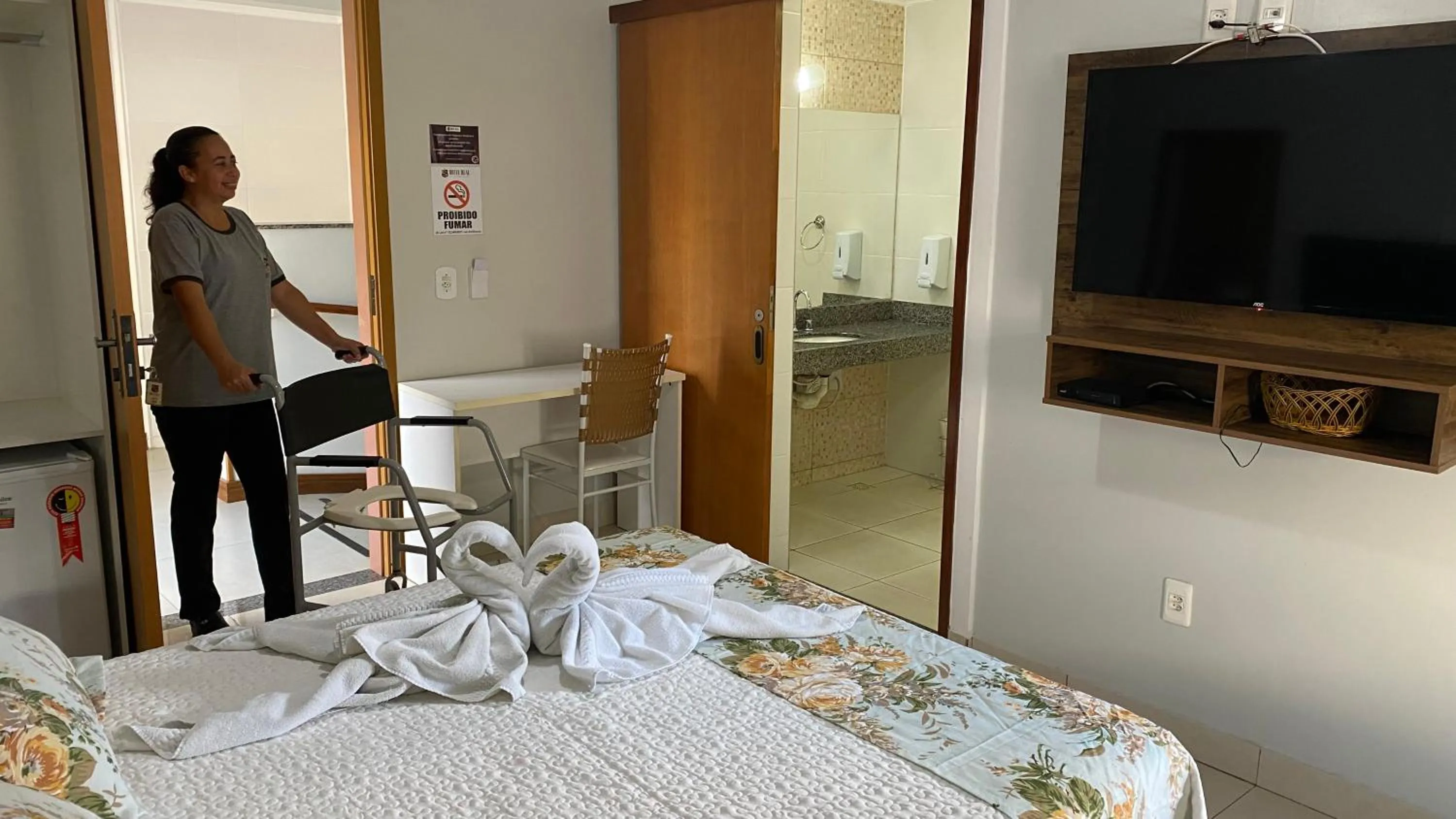 Bed in Hotel Real São Lourenço