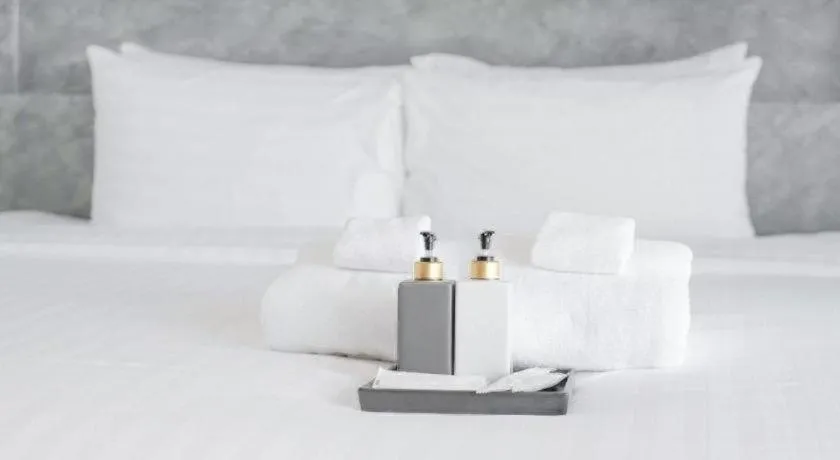 Bed in Lotus Furnished Hotel Apartments LLC. Ajman