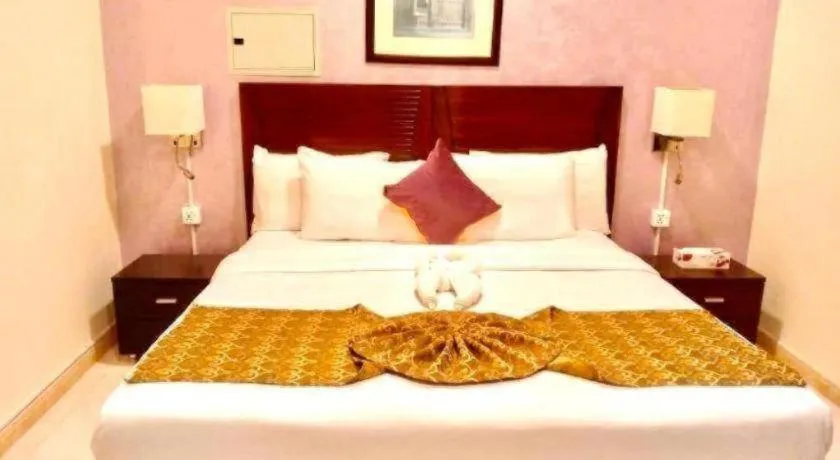 Bed in Lotus Furnished Hotel Apartments LLC. Ajman