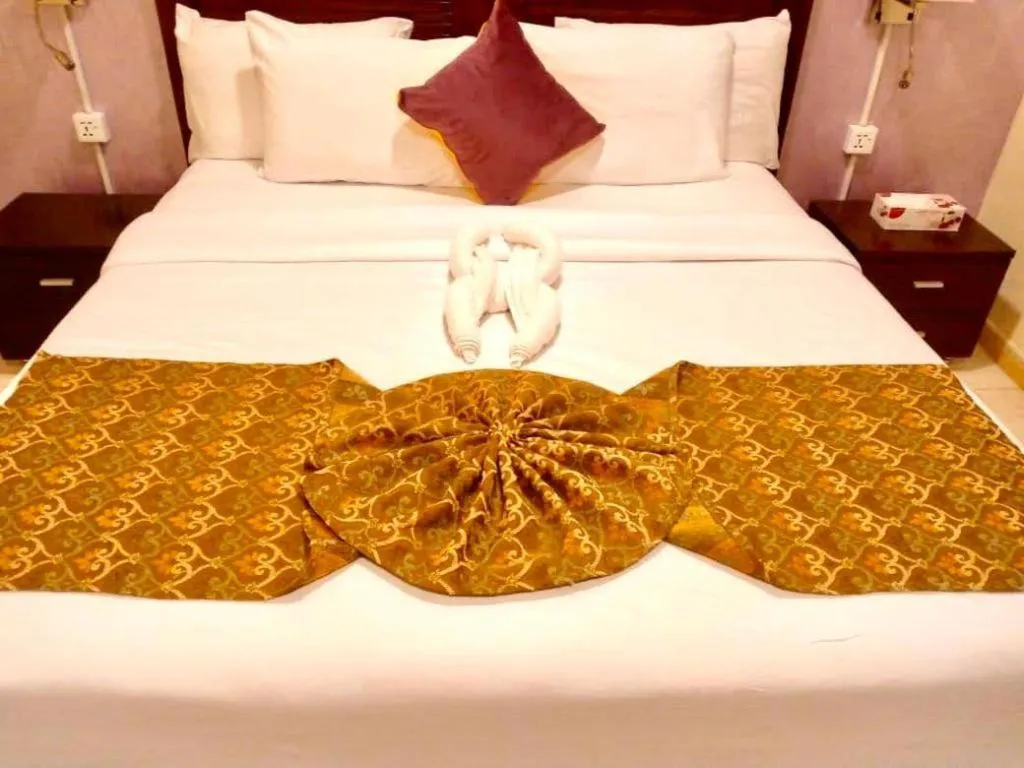 Bed in Lotus Furnished Hotel Apartments LLC. Ajman