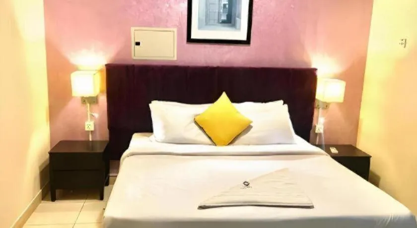 Bed in Lotus Furnished Hotel Apartments LLC. Ajman