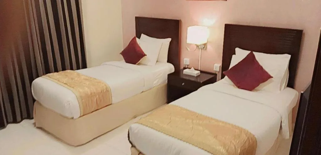 Bed in Lotus Furnished Hotel Apartments LLC. Ajman