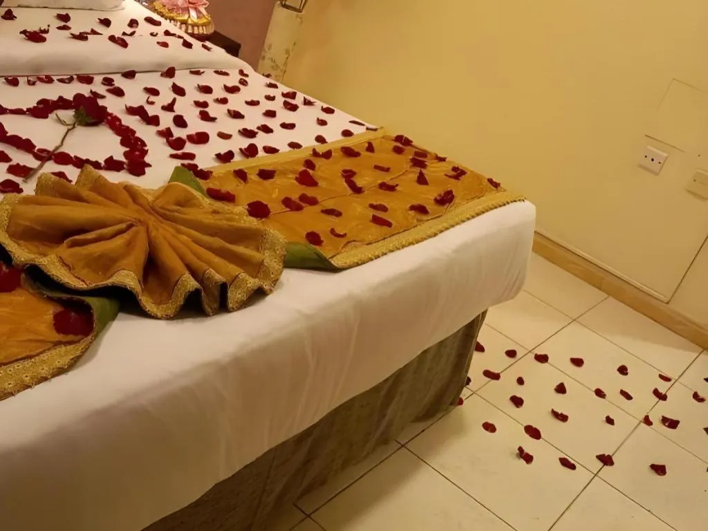 Bed in Lotus Furnished Hotel Apartments LLC. Ajman