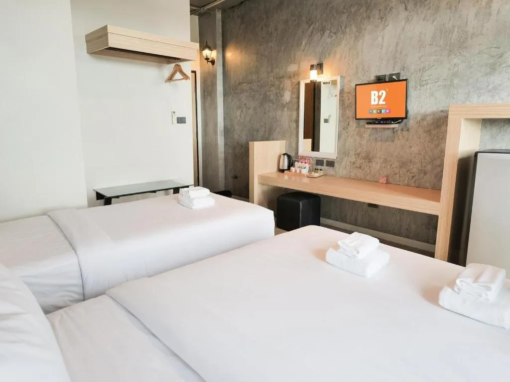 Bed in B2 Chiang Rai Phahonyothin Boutique & Budget Hotel