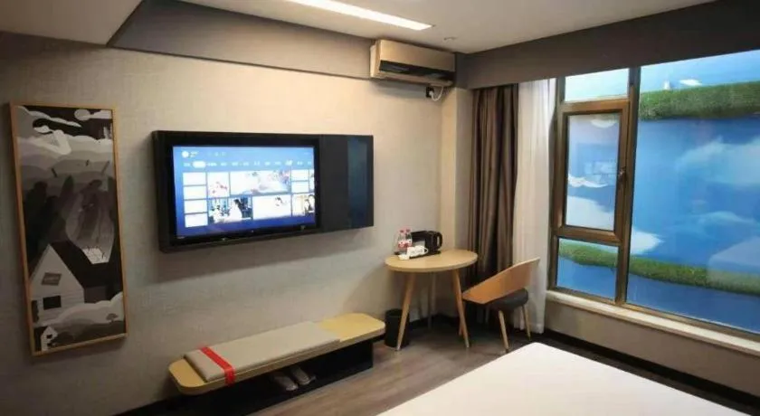 Bed in Thank Hotel Shanxi Lvliang Zhongyang County North Fengcheng Street