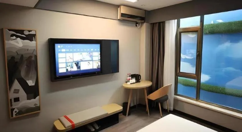 Bed in Thank Hotel Shanxi Lvliang Zhongyang County North Fengcheng Street