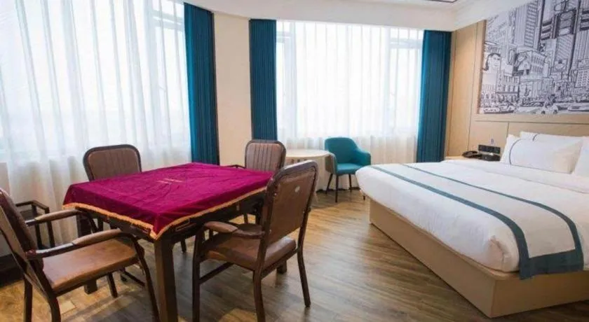 Bed in City Comfort Inn Luzhou Jiangyang District Wancheng International