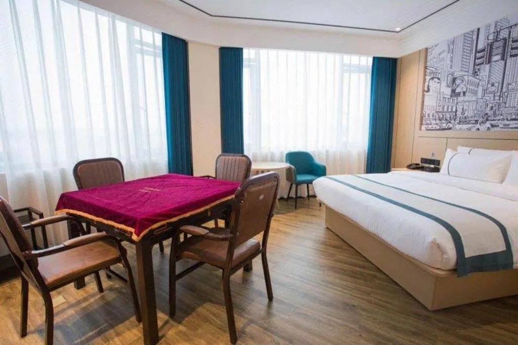 Bed in City Comfort Inn Luzhou Jiangyang District Wancheng International