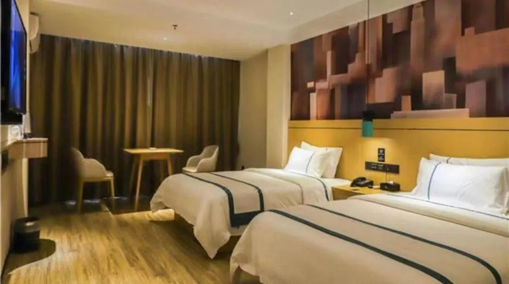Bed in City Comfort Inn Luzhou Jiangyang District Wancheng International