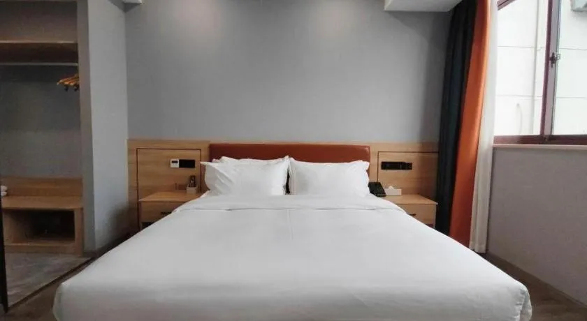 Bed in Borrman Hotel Jiangyin Zhouzhuang