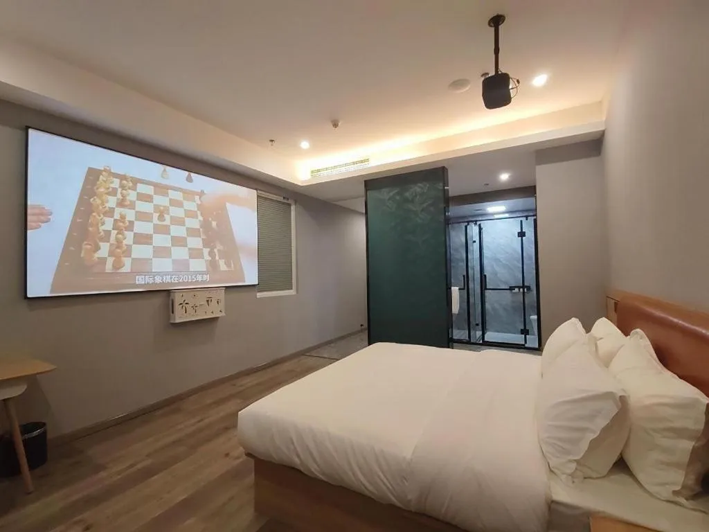 Bed in Borrman Hotel Jiangyin Zhouzhuang