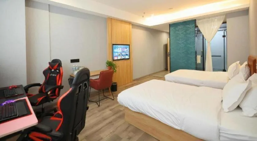 Bed in Borrman Hotel Jiangyin Zhouzhuang