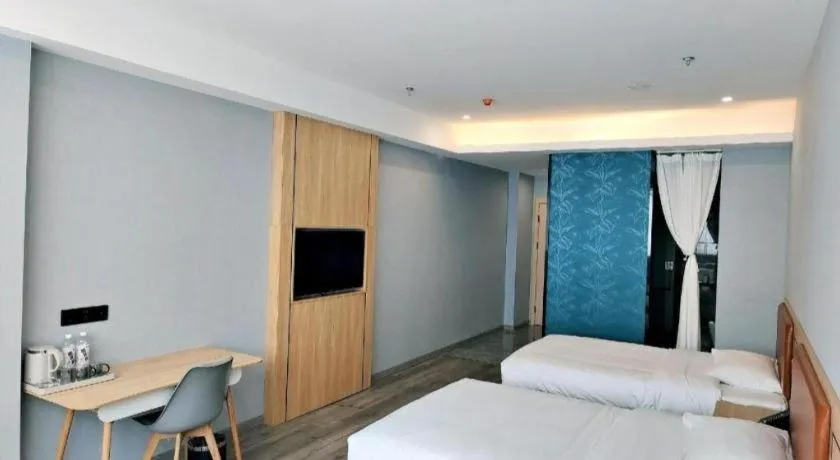 Bed in Borrman Hotel Jiangyin Zhouzhuang