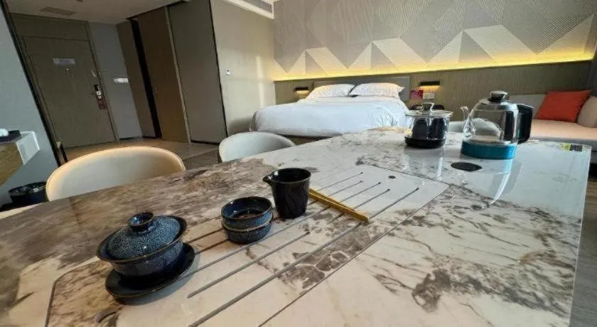 Bed in Borrman Hotel Lianjiang Avenue Xinyuan International Plaza
