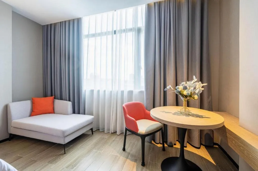 Bed in Borrman Hotel Lianjiang Avenue Xinyuan International Plaza