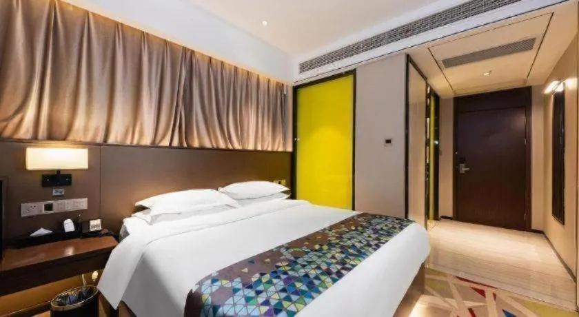 Bed in Borrman Hotel Wuhan Hankou Railway Station Metro Station