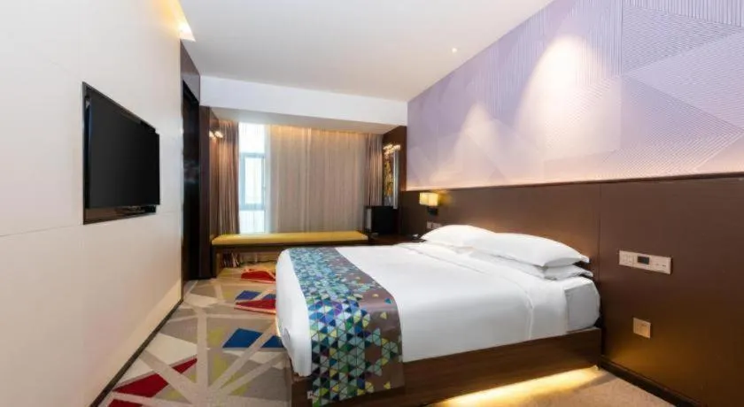 Bed in Borrman Hotel Wuhan Hankou Railway Station Metro Station