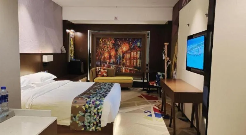 Bed in Borrman Hotel Wuhan Hankou Railway Station Metro Station