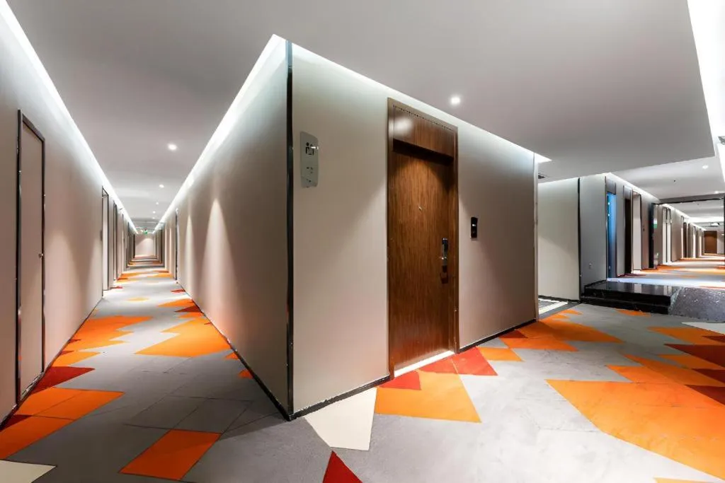 Bed in Borrman Hotel Wuhan Hankou Railway Station Metro Station