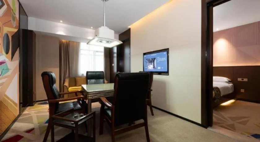 Bed in Borrman Hotel Wuhan Hankou Railway Station Metro Station