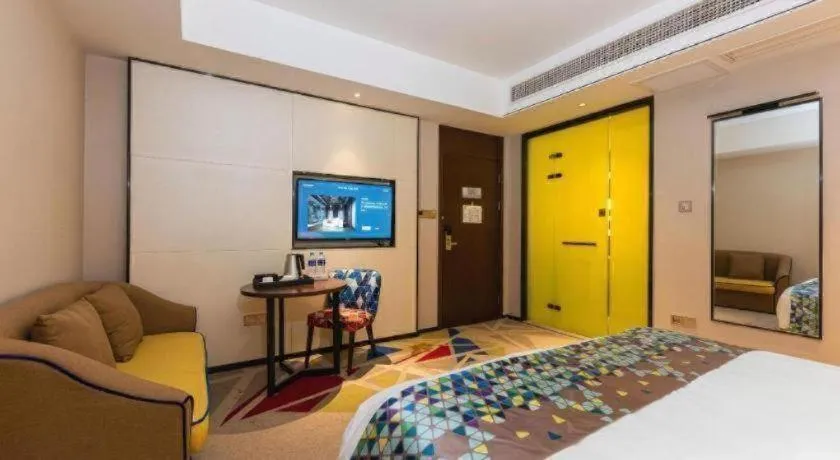 Bed in Borrman Hotel Wuhan Hankou Railway Station Metro Station