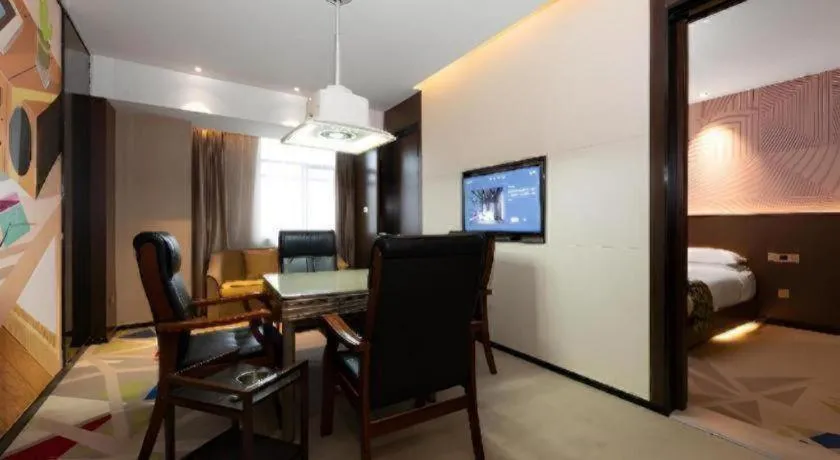 Bed in Borrman Hotel Wuhan Hankou Railway Station Metro Station