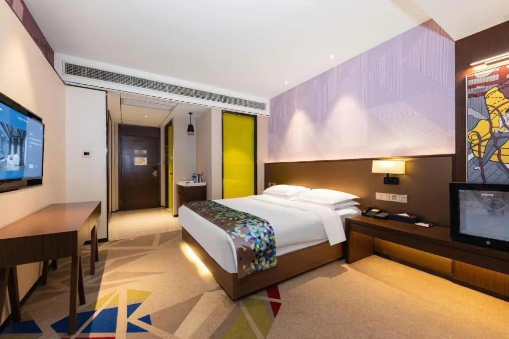 Bed in Borrman Hotel Wuhan Hankou Railway Station Metro Station