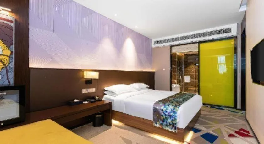 Bed in Borrman Hotel Wuhan Hankou Railway Station Metro Station
