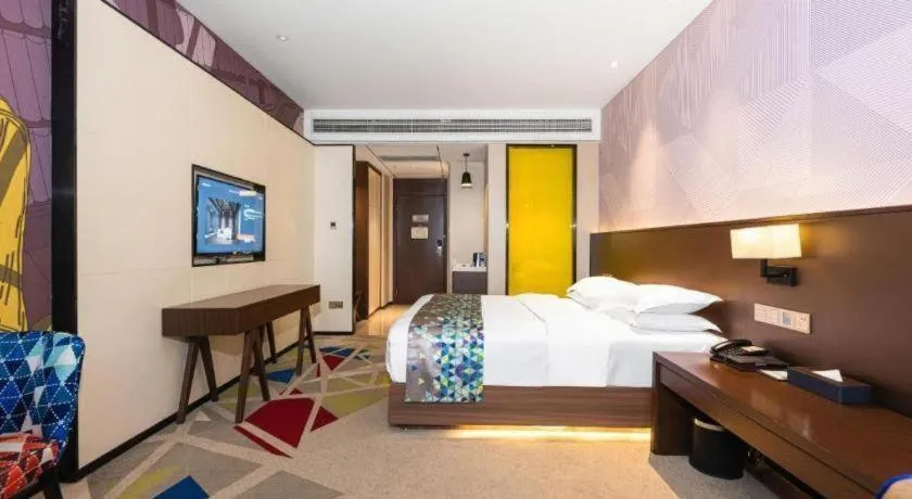 Bed in Borrman Hotel Wuhan Hankou Railway Station Metro Station