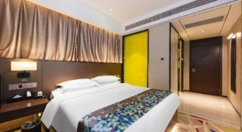 Bed in Borrman Hotel Wuhan Hankou Railway Station Metro Station