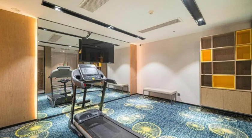 Bed in Echarm Hotel Nanjing Expo Center Olympic East Metro Station