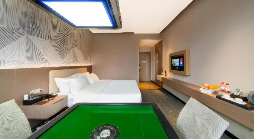 Bed in Borrman Hotel Xiantao Wushang Gymnasium