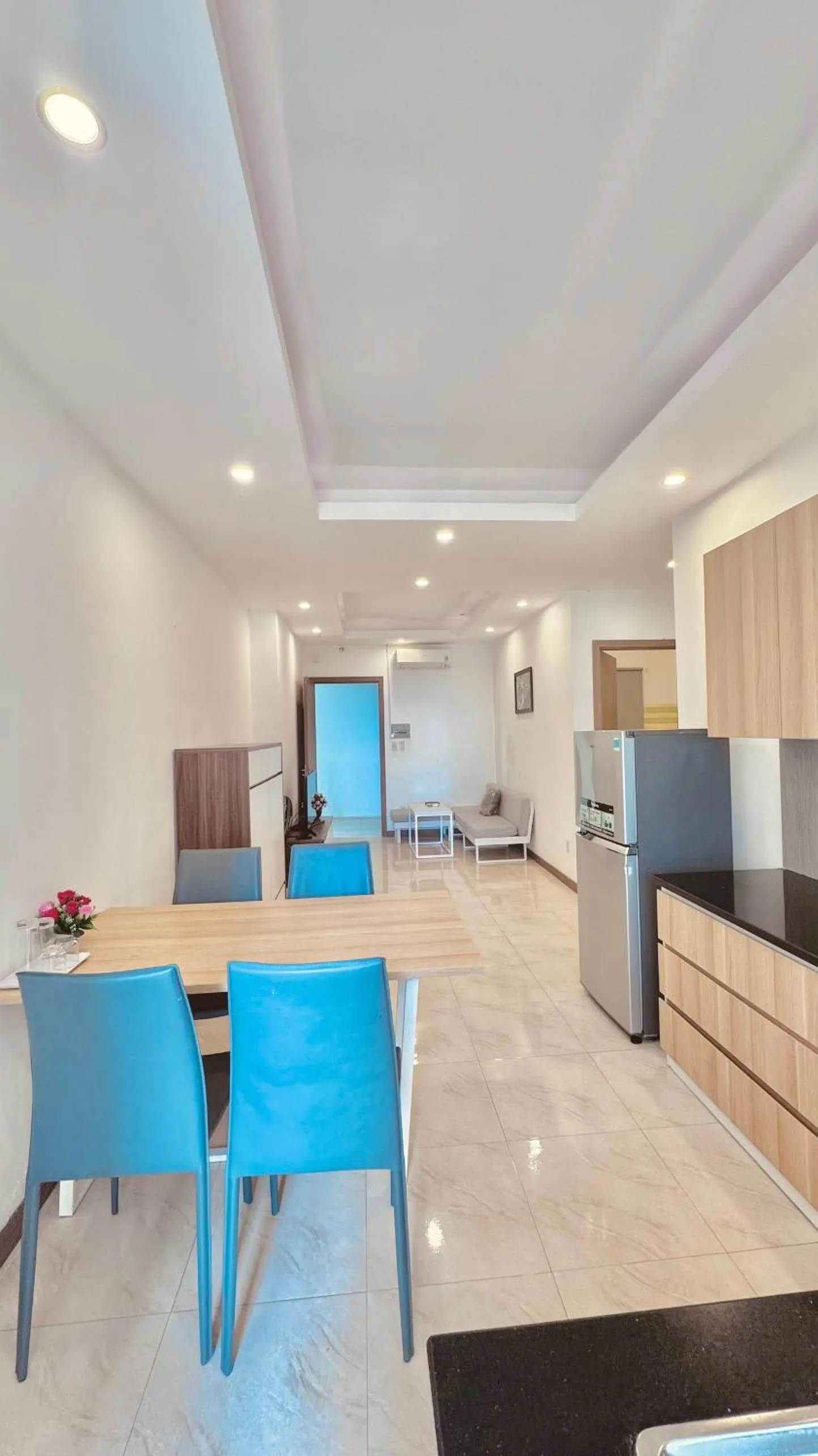 Kitchen or kitchenette in Sea Inn - Nha Trang Apartment