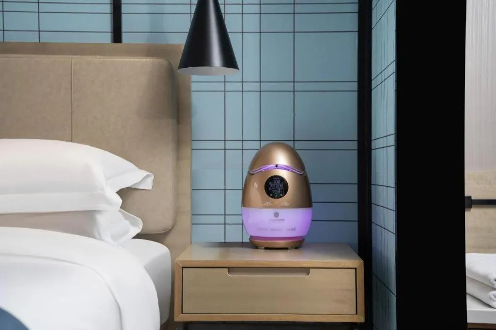 Bed in Echarm Hotel Wuhan Huashan