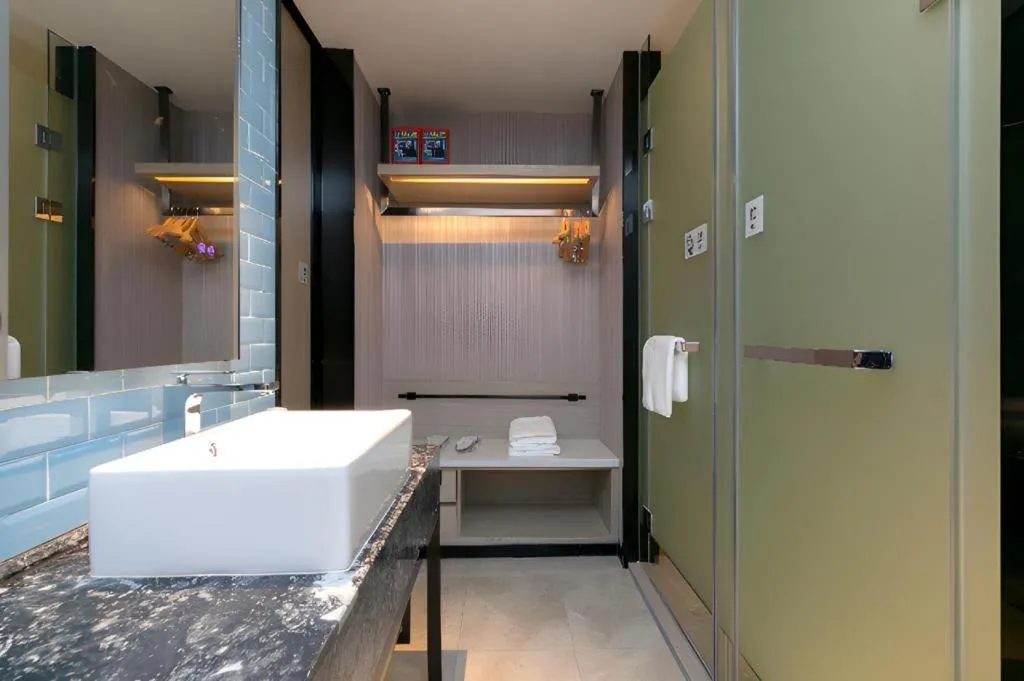 Bed in Echarm Hotel Wuhan Huashan