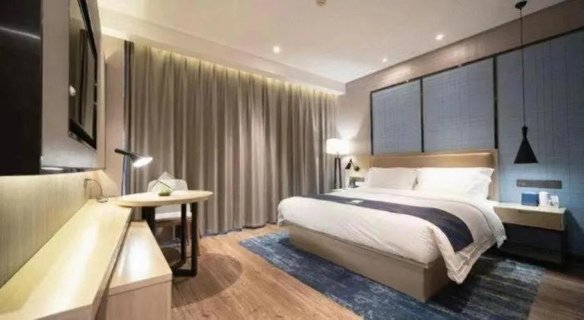 Bed in Echarm Hotel Wuhan Huashan