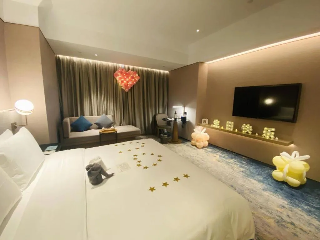 Bed in Onejee Hotel Shenzhen