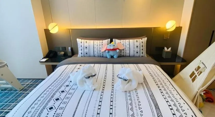 Bed in Onejee Hotel Shenzhen