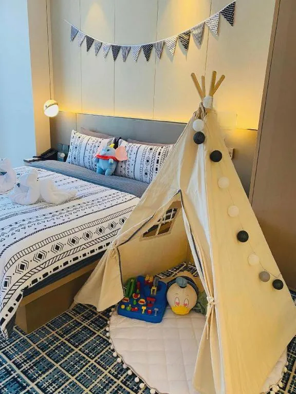 Bed in Onejee Hotel Shenzhen