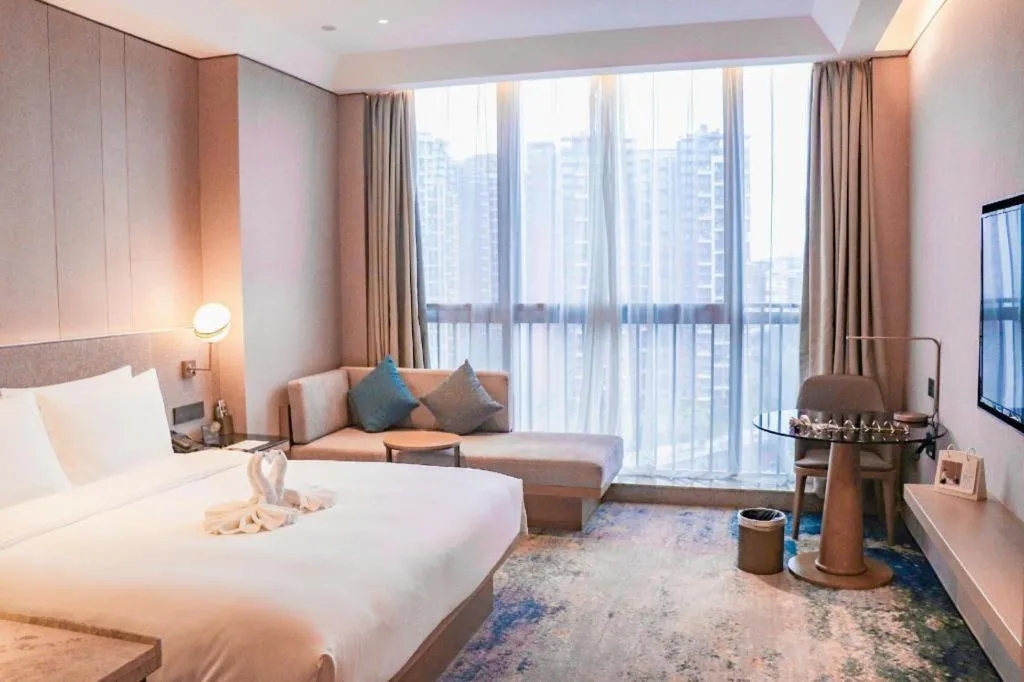 Bed in Onejee Hotel Shenzhen