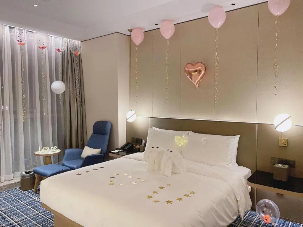 Bed in Onejee Hotel Shenzhen