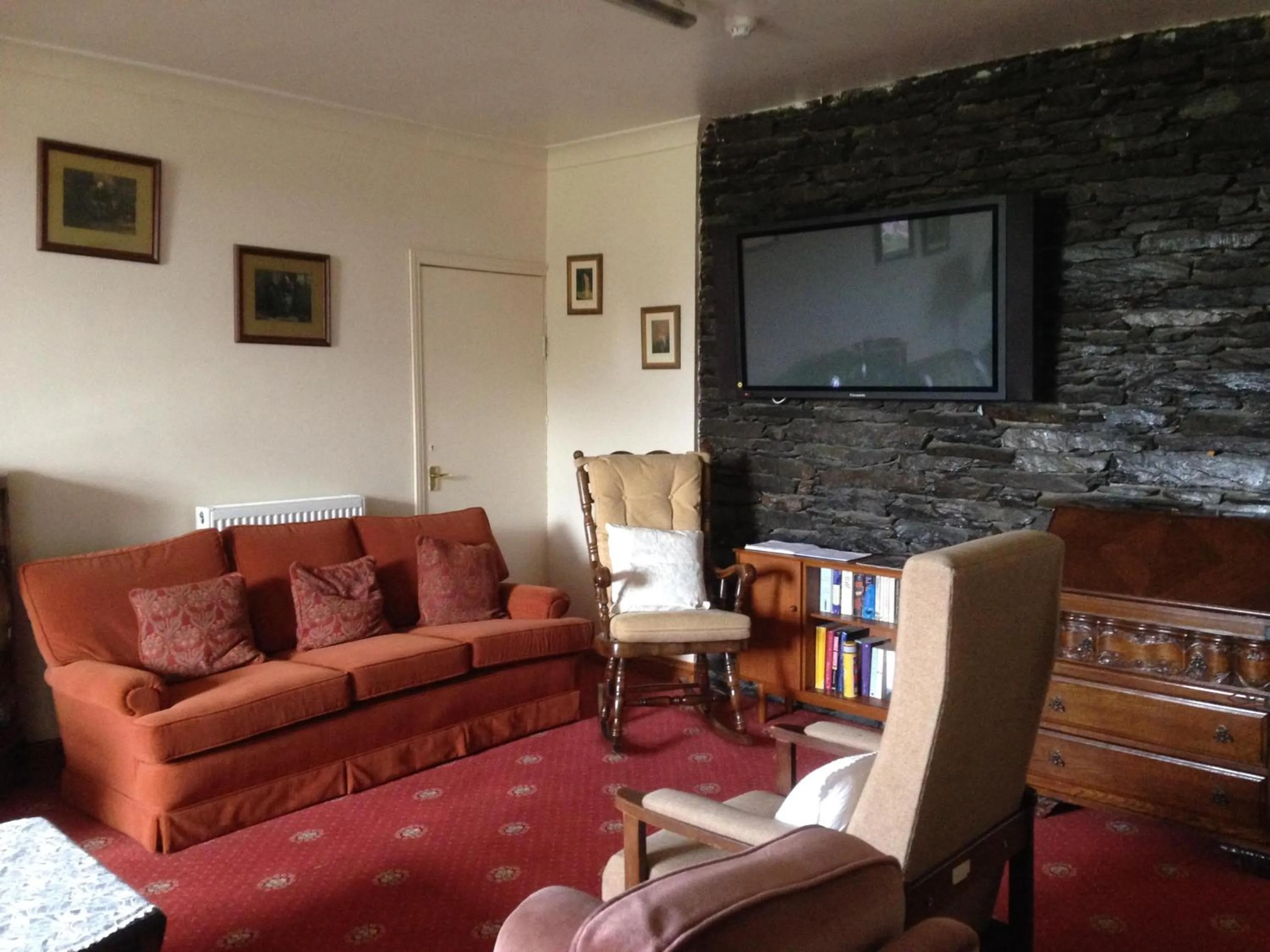 Seating area in The Old School B&B