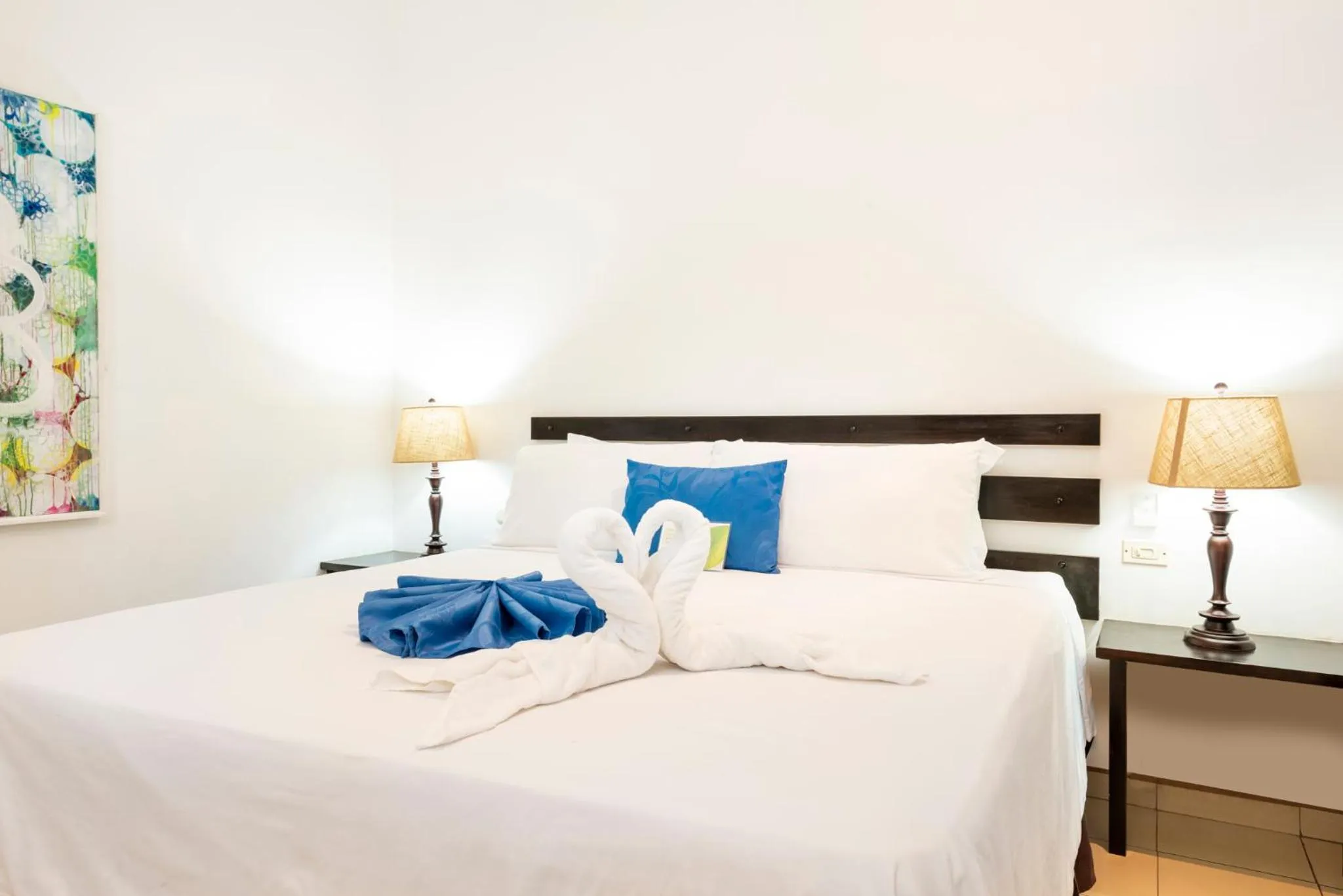 Bed in Seis Playas Hotel