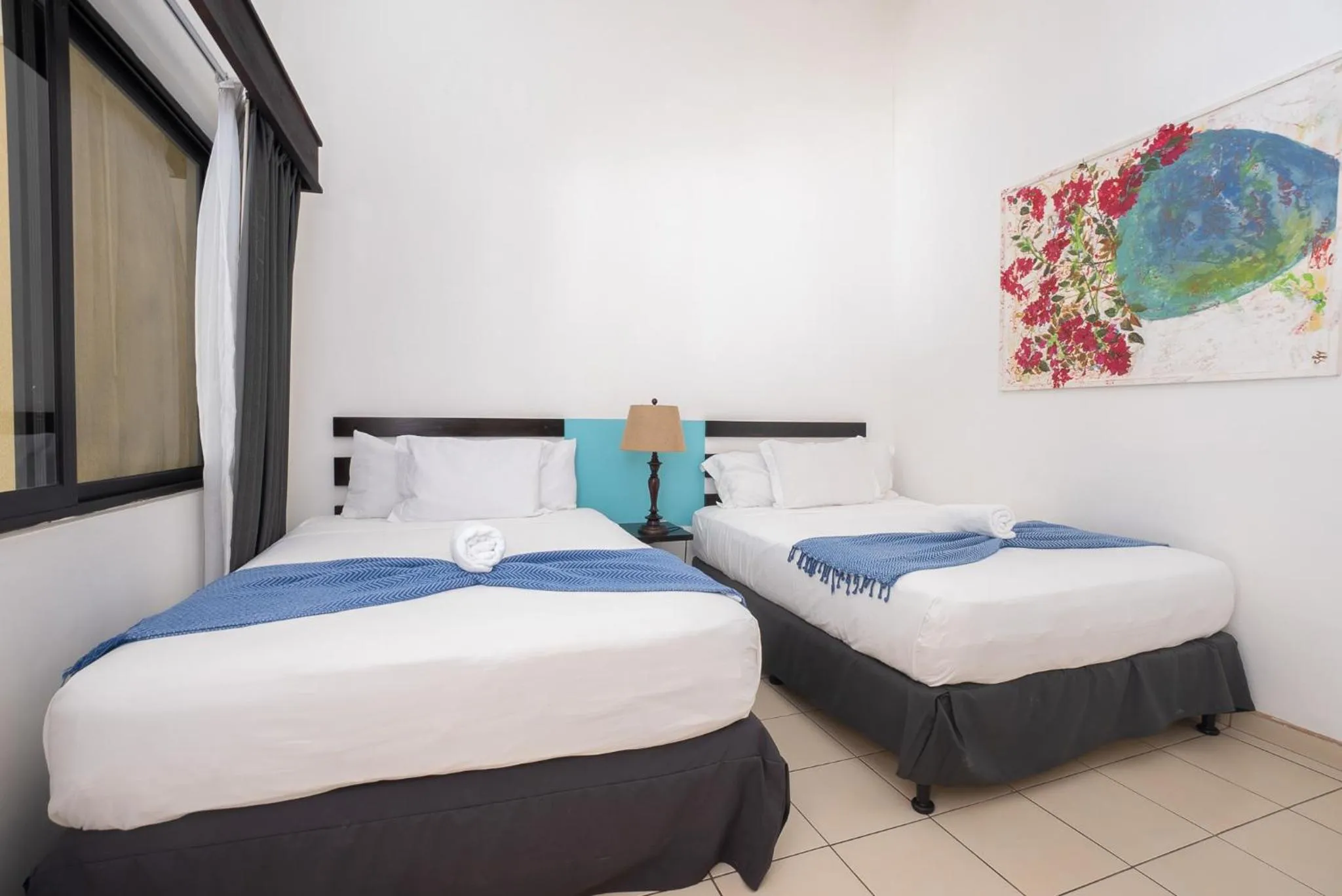 Bed in Seis Playas Hotel