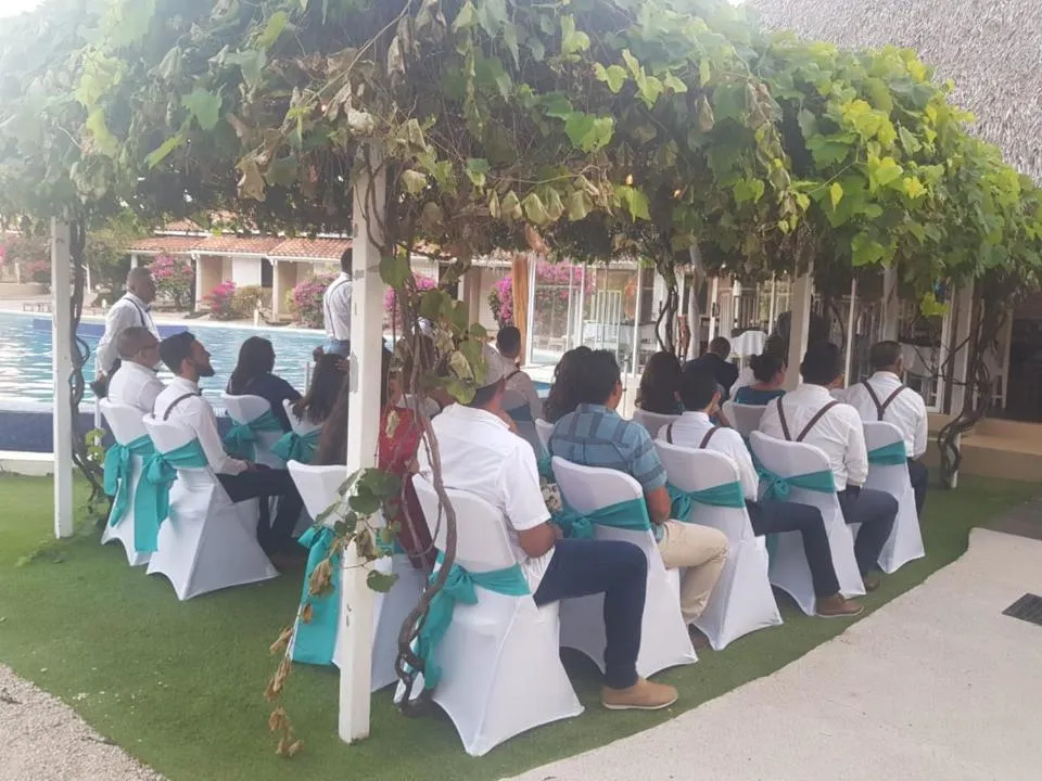 People in Seis Playas Hotel