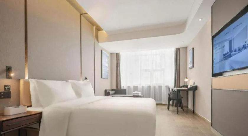Bed in Atour Hotel Taiyuan Inner Ring